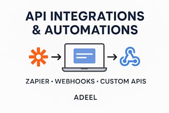 build API integrations with zapier and webhooks