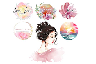 design an elegant signature logo with branding package