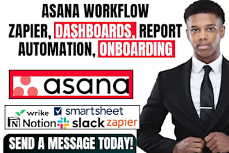 setup asana workspace dashboard automation zapier integration onboarding notion
