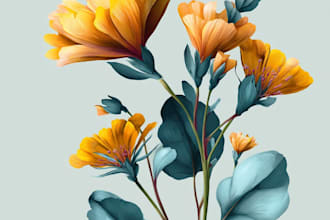 do realistic botanical illustration