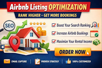 optimize your airbnb listing, airbnb SEO to increase rankings and bookings