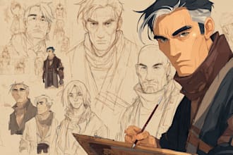 draw any comics in manga, manhwa, webtoon styles