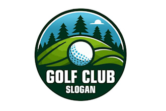 create attractive and imagination golf logo design