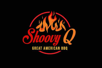 design seeking cool unique vibe modern bbq logo