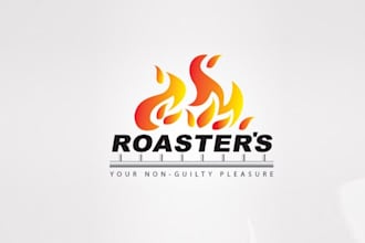 design looks nice amazing roasters logo