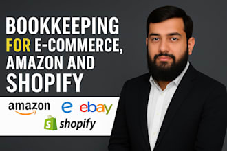 do ecommerce, amazon, and shopify bookkeeping in quickbooks online