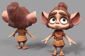 design cute 3dfantasy toy anime character, prototype creature, vinyl 3dprinting