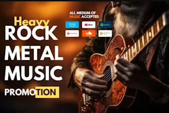 do rock metal promotion, chart your rock metal music to top 100 on music chart