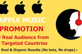 do organic apple music promotion apple playlist promotion to organic streams