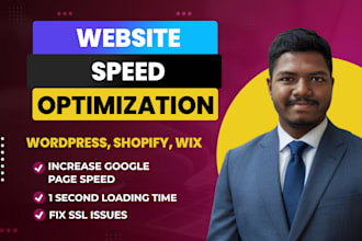 speed up your wordpress, wix, or shopify website for 90 plus google pagespeed