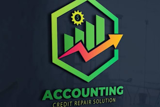 design unique financial,finance,consulting,accounting logo