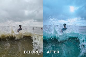 professionally color grade your photos to a cinematic look