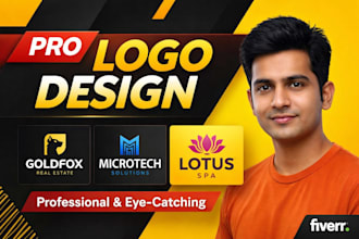 design modern logo and youtube thumbnail professionally