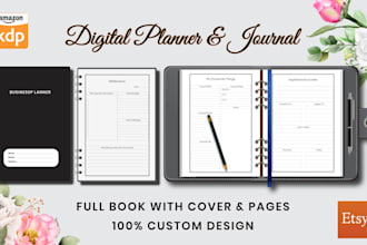 design etsy digital planner etsy digital product hyperlinked planner etsy pod