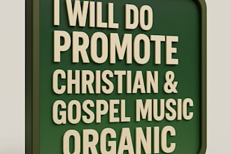 do promote christian and gospel music promotion organic