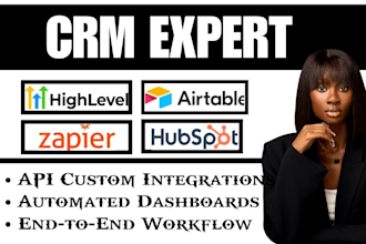 setup hubspot gohighlevel airtable automation dashboard API and custom workflows