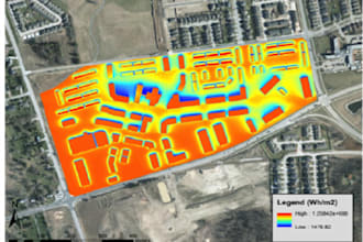 perform solar radiation and rooftop potential analysis