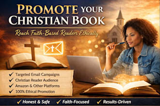 promote your christian book to genuine faith based email readers