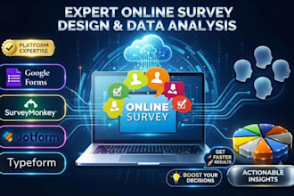 design custom surveys and provide expert data analysis