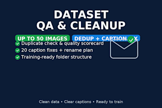 build and clean a training dataset for custom lora
