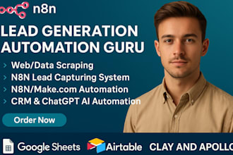 clay and apollo n8n automations and ai workflows for dubsado and airtable