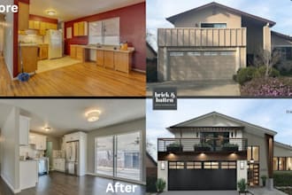 do virtual renovation and interior redesign of your space