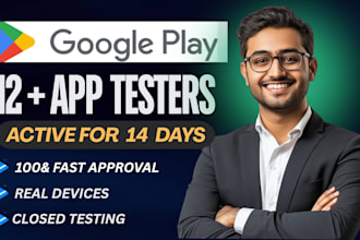 do 12 testers or 20 testers for your google play app closed testing