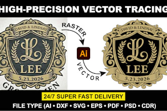 manually trace your image for laser engraving