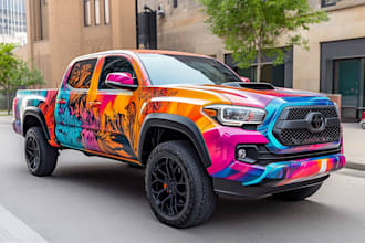 do vehicle wrap, signage magnet decals and livery