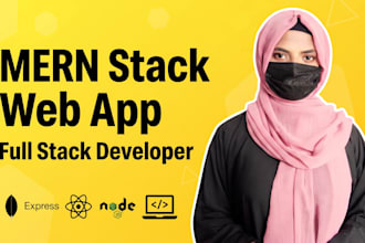 build mern stack web app  react node mongodb developer