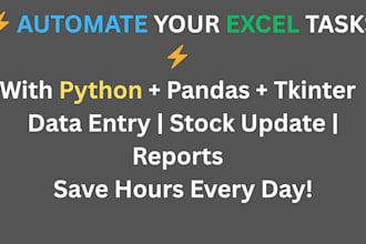 automate your excel tasks using python and pandas