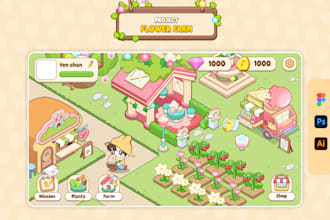 bring your game to life with creative 2d UI UX design