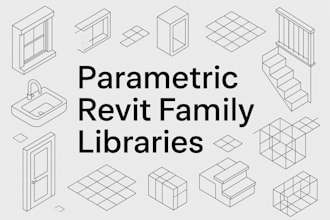 create professional parametric revit families and bim content