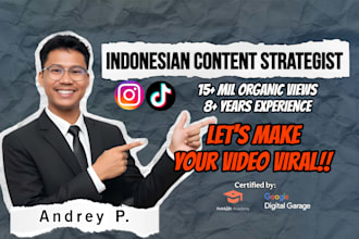 create a content strategy for indonesian audiences