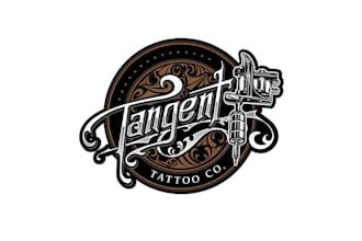 design tangent tattoo company logo