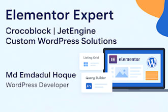 elementor, crocoblock expert, dynamic wordpress and jetengine developer