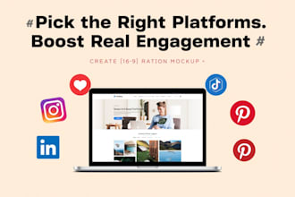 pick the best social media platforms and add your website for real growth