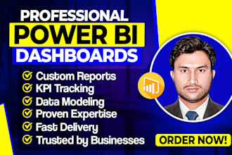 create interactive power bi dashboards and KPI reports