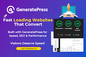 build a fast loading generatepress wordpress website with generateblocks