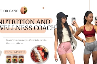 be your wellness and nutrition coach