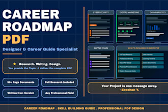 create a career roadmap and skill building guide PDF
