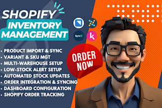setup shopify inventory management syncx stocky katana veeqo assisty prediko app