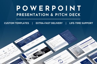 do powerpoint presentation and investor pitch deck design