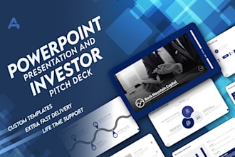 do powerpoint presentation and investor pitch deck design
