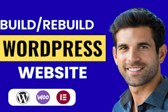 build or rebuild wordpress website