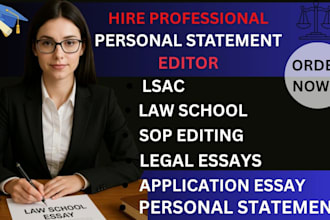 edit and perfect law school personal statement and lsac application essay