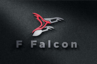 design an eagle, falcon, owl, animal logo and bird illustration high quality