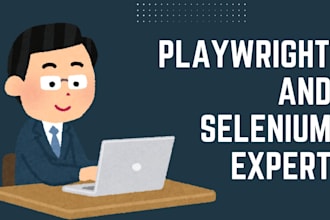 do e2e testing using playwright, python, typescript