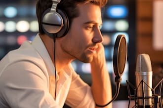 record a sexy male voice sfw nsfw audio, erotic, voiceover, voice artist, asmr