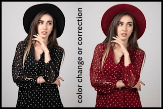 do color correction color change recoloring, pattern in photoshop
